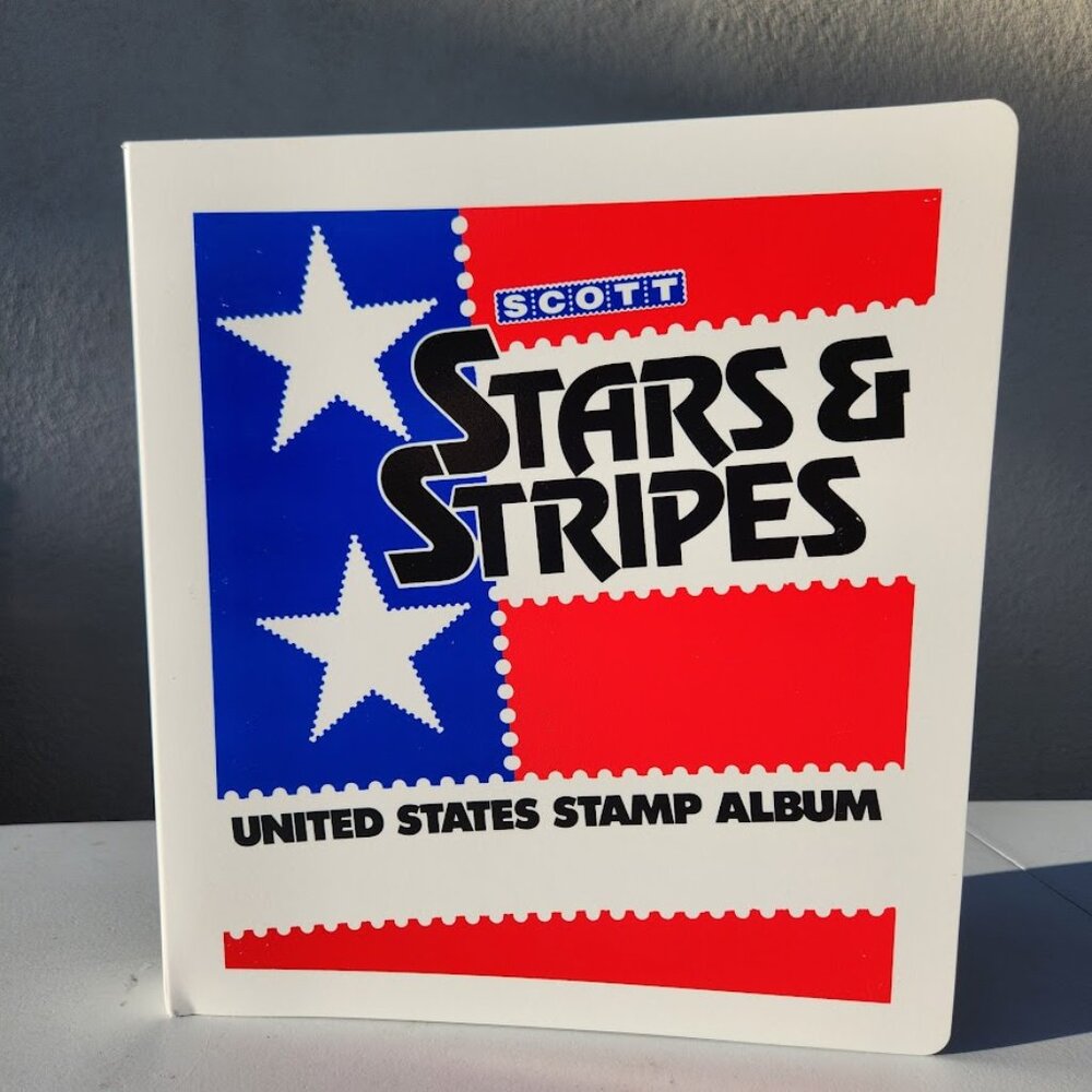 New Scott Stars and Stripes United States Stamp Collecting Album 176P093 Binder